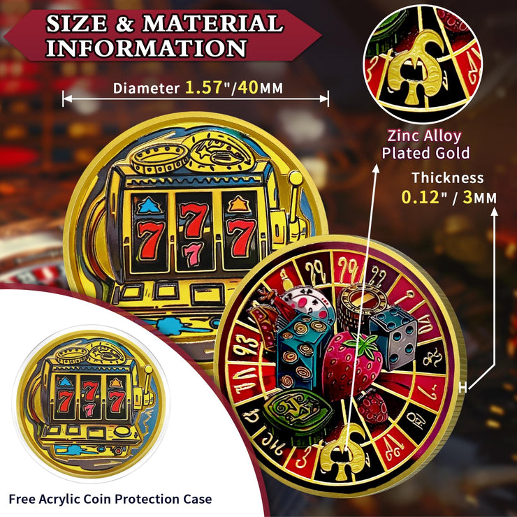 Unique Roulette Casino Lucky Coin