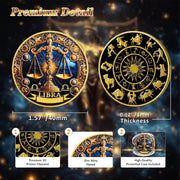 Libra 12 Zodiac Challenge Coin