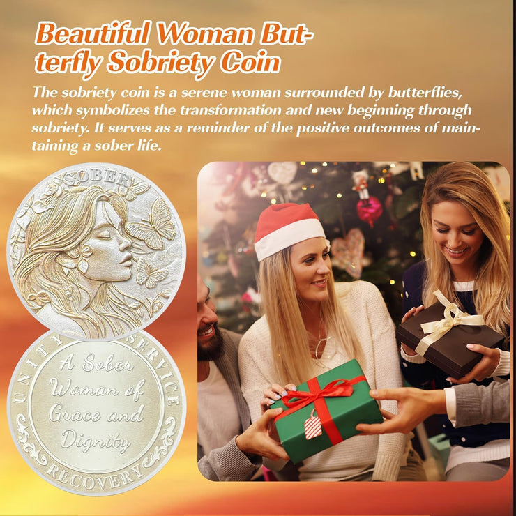 Sober Self Growth Sobriety Coin