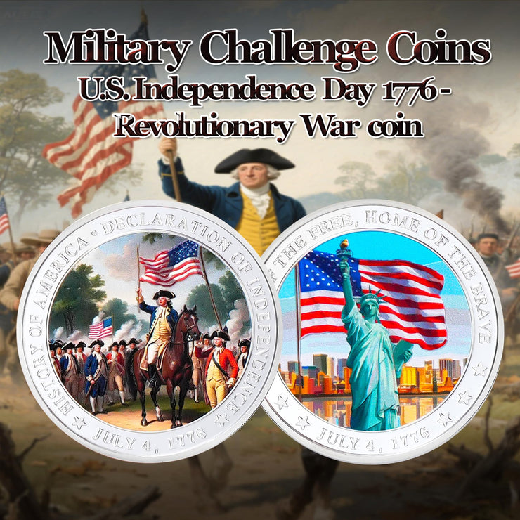 US Independence Commemorative Military Challenge Coins