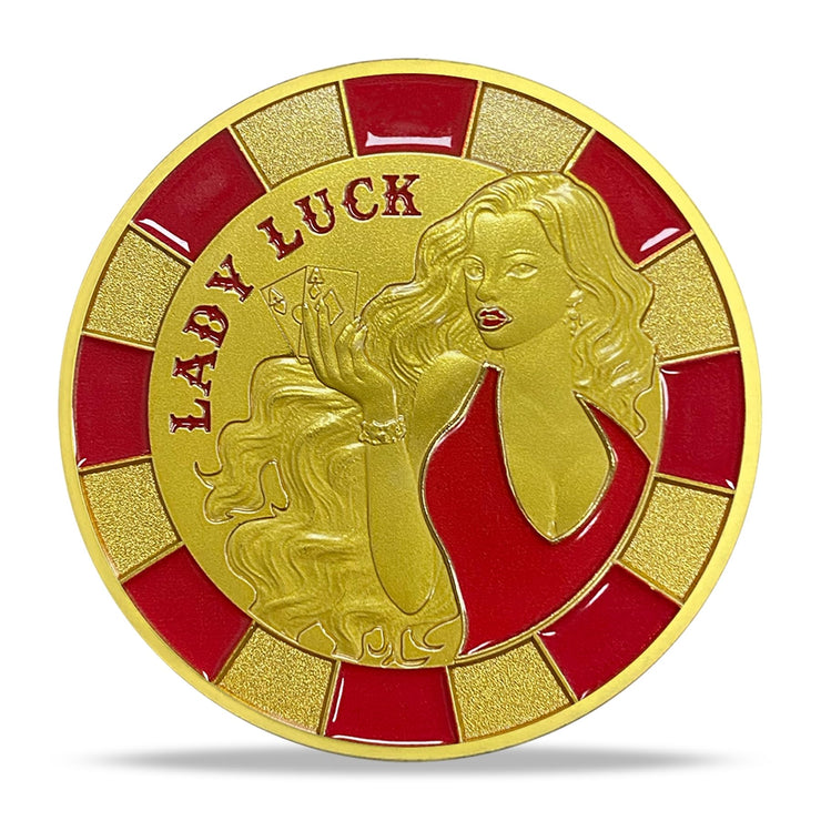 Lady Luck Poker Guard Coin