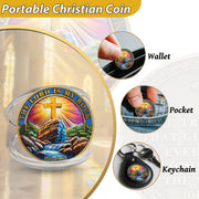 The Lord is My Rock Christian Challenge Coin