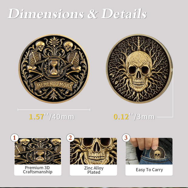 Guardian Skull Memento Challenge Coin