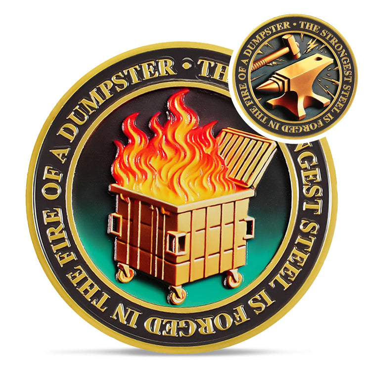 Original Dumpster Fire Challenge Coin