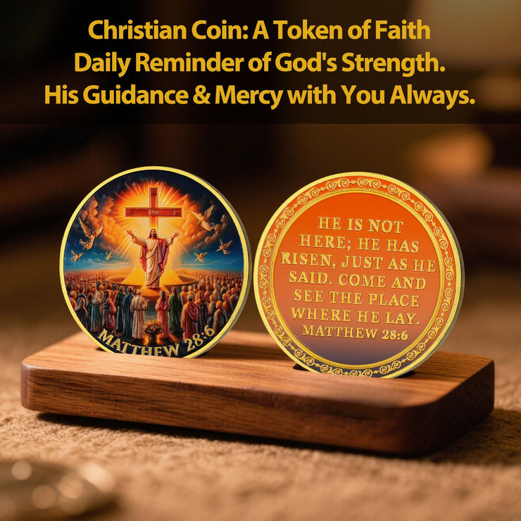 Jesus Resurrection Christian Challenge Coin