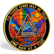 Hot Air Balloon Valley Sobriety Coin