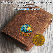 Hope Anchor Hebrews 6:19 Jesus Religious Christian Challenge Coin