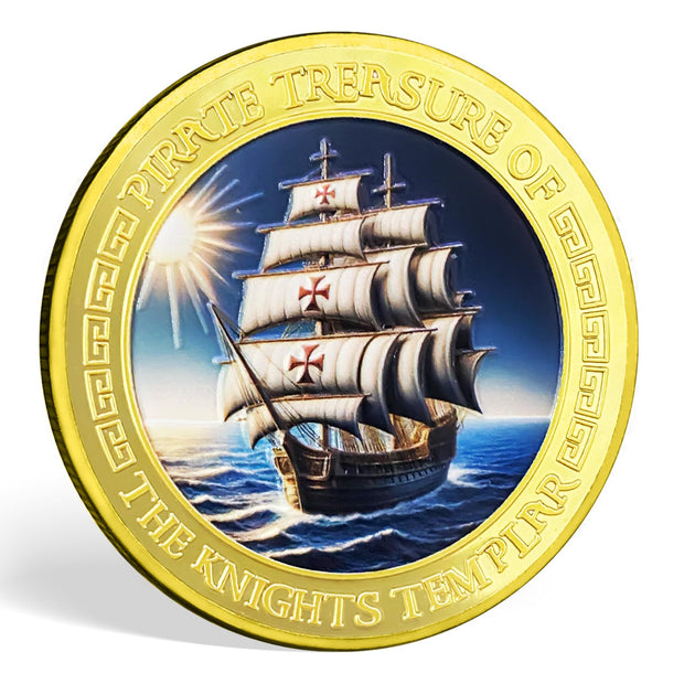 Knights Templar Challenge Coin (Pirate)