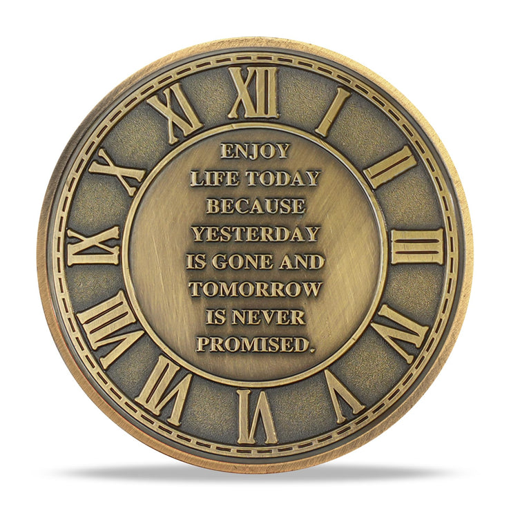 Memento Mori Coin Skull Challenge Coins