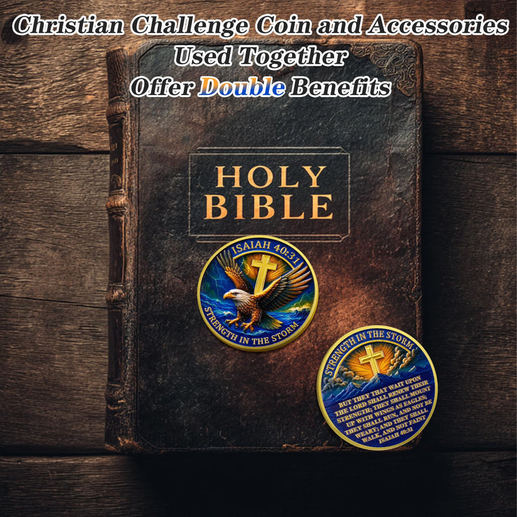 Wings Like Eagles Christian Challenge Coin