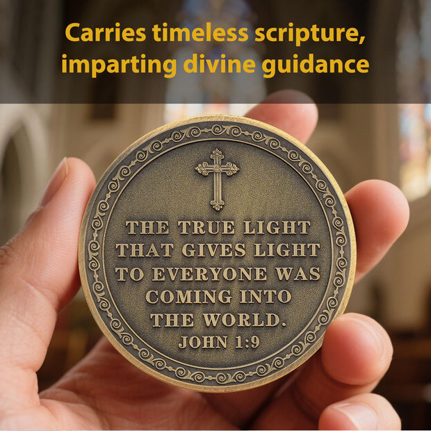 True Light Christmas Tokenara Christian Challenge Coin
