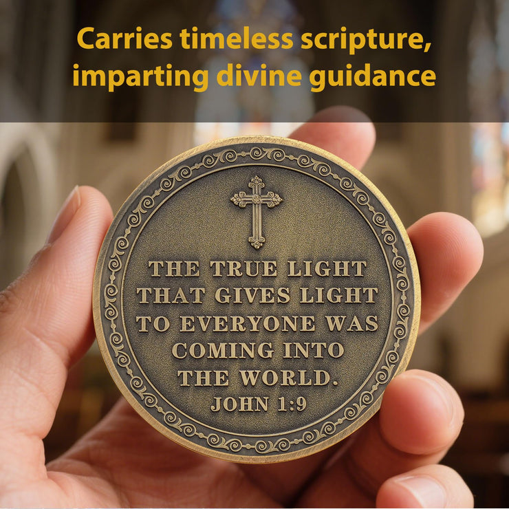 True Light Christmas Tokenara Christian Challenge Coin