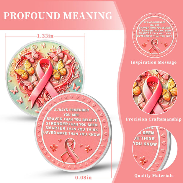 Breast Cancer Survivor Inspirational Recovery Coin
