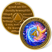 Phoenix Rebirth 1-5 Year Sobriety Coin