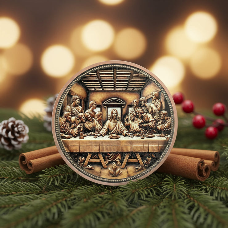 The Last Supper Christian Challenge Coin