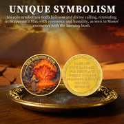 Moses Burning Bush Challenge Coin