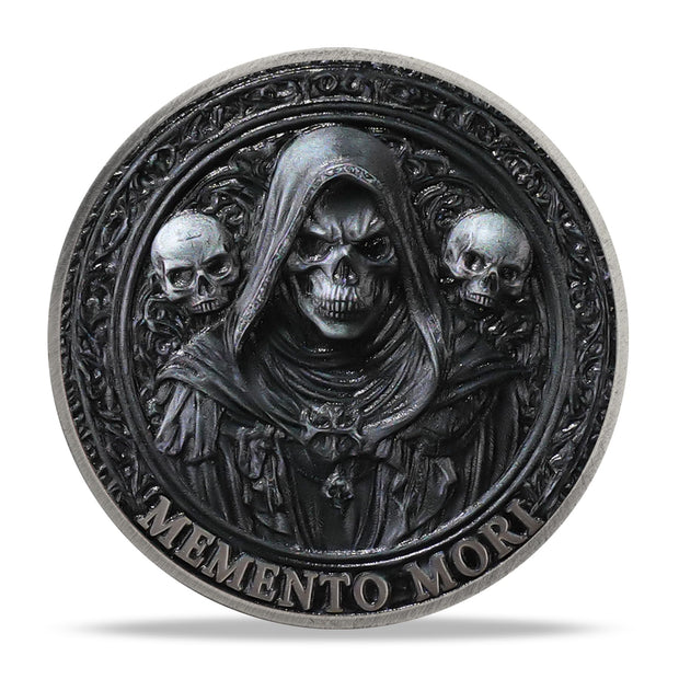 Carpe Diem Motivational Stoicism Memento Mori Challenge Coin