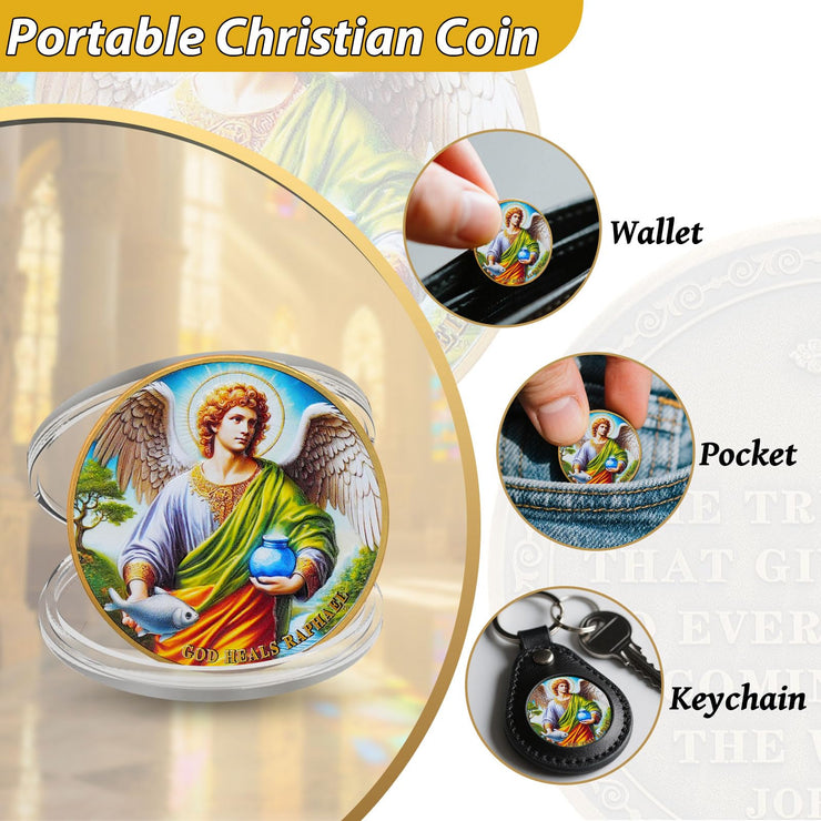 Tokenara Archangel Raphael Healing Prayer Coin