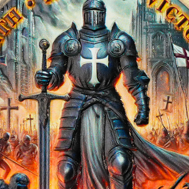 Faith, Honor, Victory Knights Templar Challenge Coin