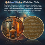 Spiritual Choice Christian Challenge Coin