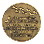 Growing Footprints Rainbow Beach Christian Coin Religious Coin