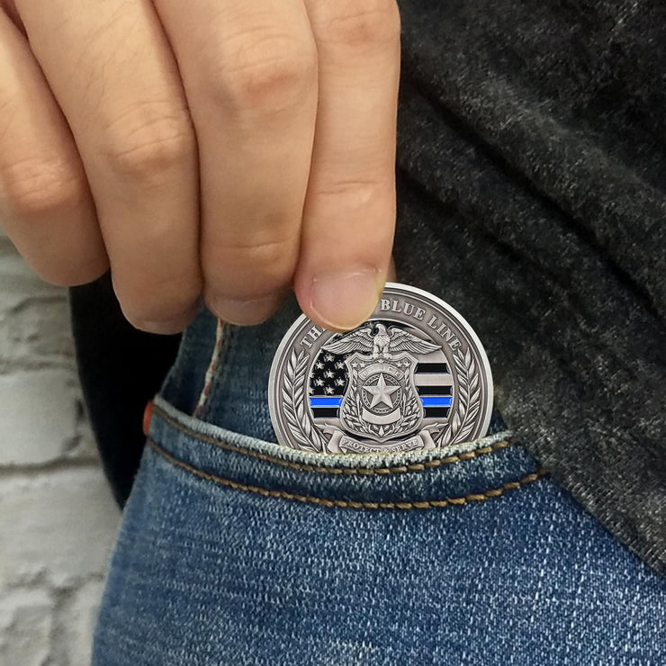 "Knights of Duty" Police Challenge Coin