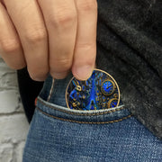 Imasoner Memento Mori Coin Gothic Skull and Clock Token with Quote, Inspirational Pocket Coin