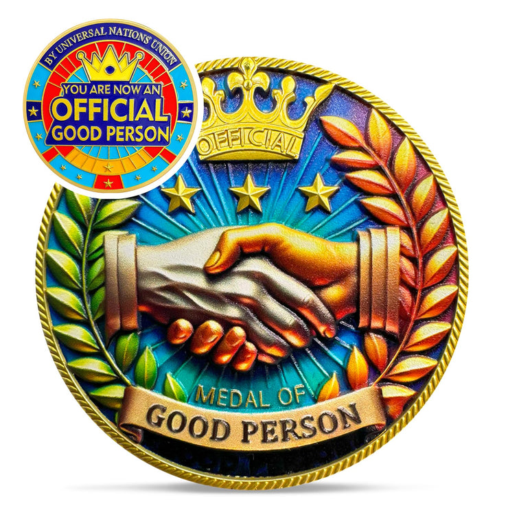 Original Official Good Person Funny Challenge Coin