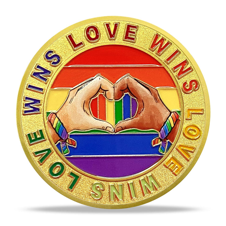 Love is Love Pride Coin Rainbow Pride LGBTQ  Coin