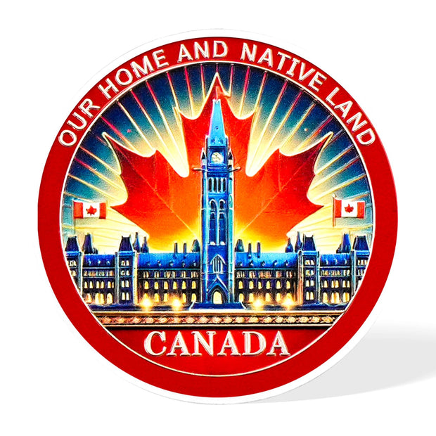 Honoring Canadian Independence Maple Leaf Canada Military Challenge Coin