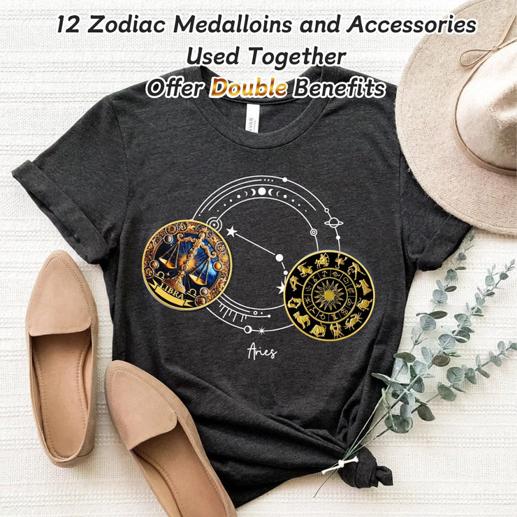 Libra 12 Zodiac Challenge Coin