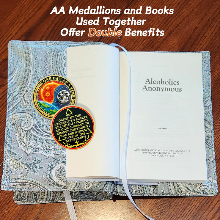 Sun and Moon Sobriety Coin