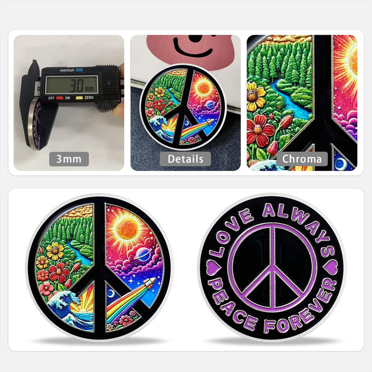 Nature Harmony & Universal Love Environmental Peace Coin