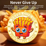 Fry Hard Potato Inspirational Challenge Coin