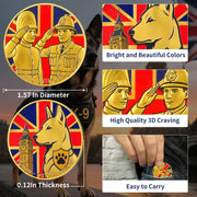 Police Dog Challenges Coin Police Challenge Coins