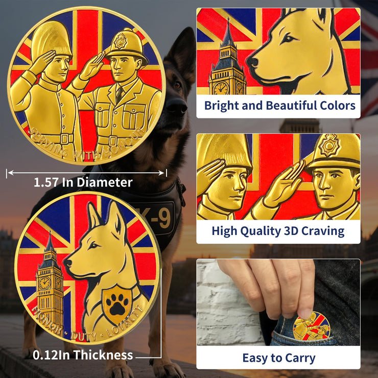 Police Dog Challenges Coin Police Challenge Coins