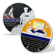 Come Home Safe Police Officer Challenge Coin
