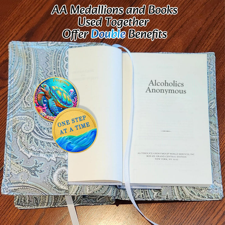 Progress Sea Turtle Sobriety Coins