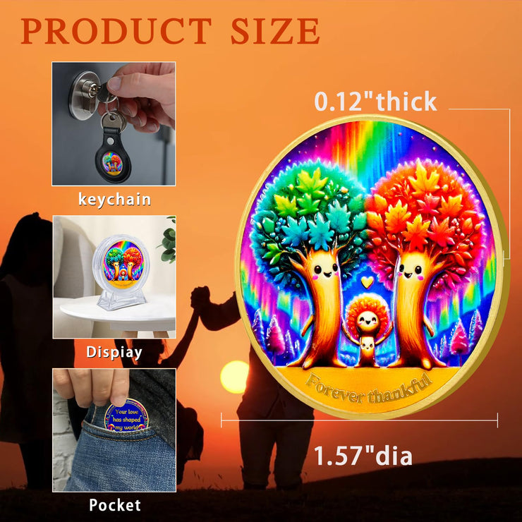 Meaningful Family Keepsake Forever Thankful Coin