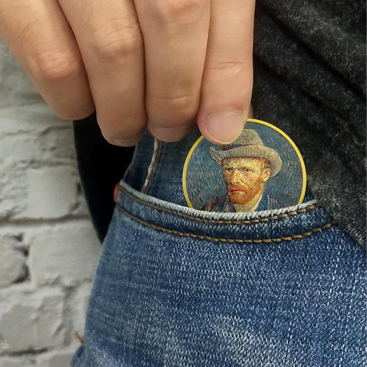 Coffee Shop Terrace at Night Art Coin Gifts Set