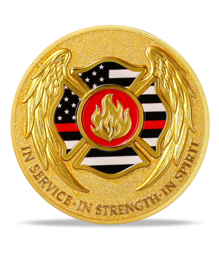 Firefighter Duty Honor Challenge Coin