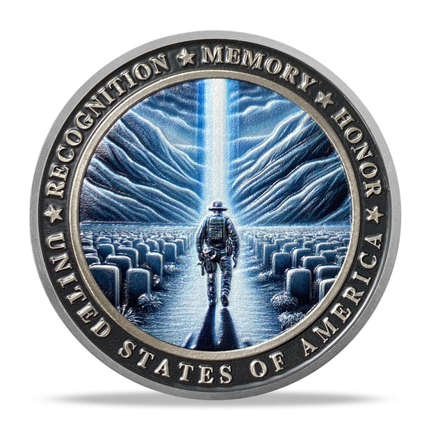 Heroic Police Law Enforcement Valor & Sacrifice Commemorative Memorial Coin