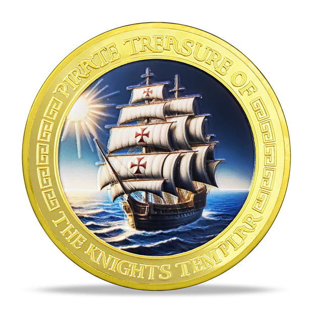 Knights Templar Challenge Coin (Pirate)