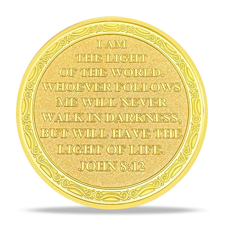 Crowd Lighthouse Religious Coin