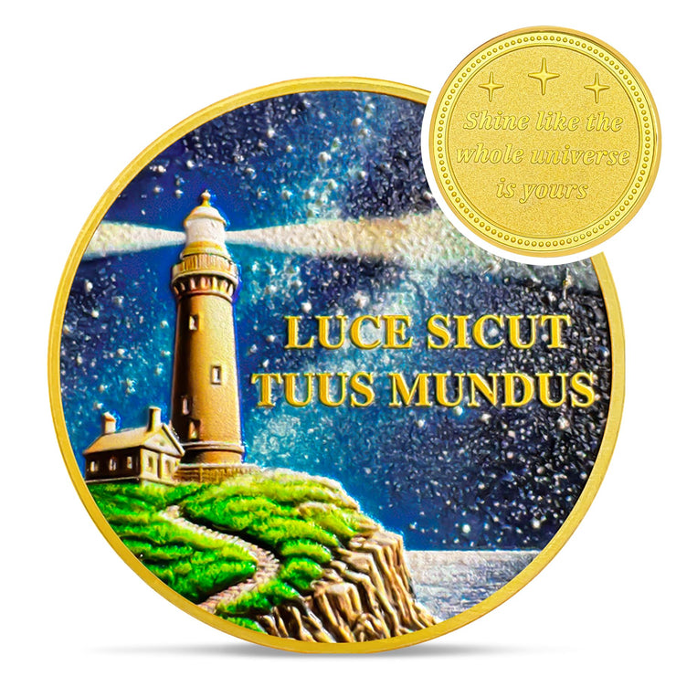 Guiding Lighthouse Inspiration Coin