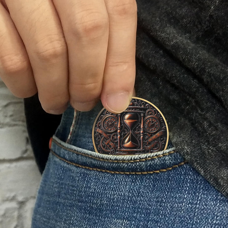 Memento Mori Stoic Skull Coin