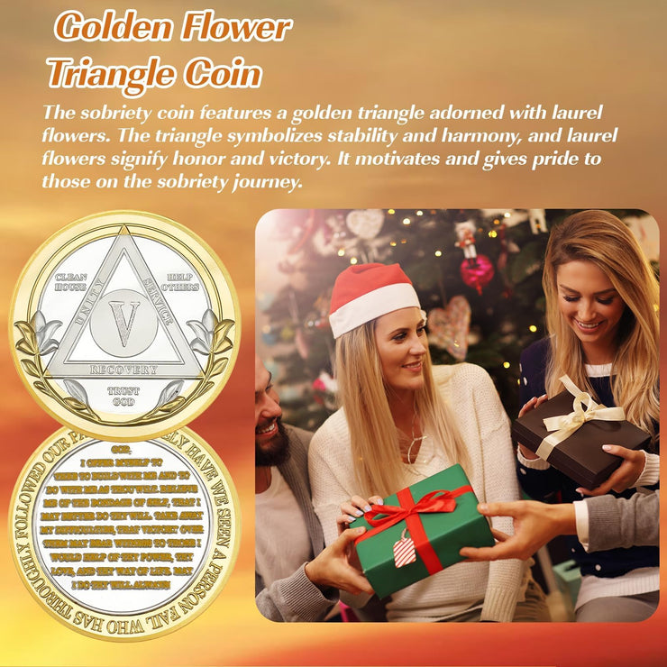 Victory Path 1-5 Year Sobriety Coin