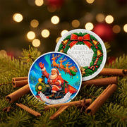 Santa Claus Train Tour Christmas Commemorative Coin