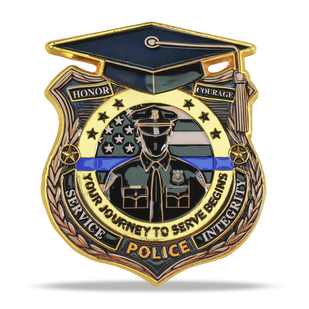 Police Academy Graduation Refrigerator Magnet