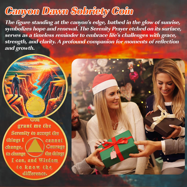 Canyon of Strength Sobriety Coin